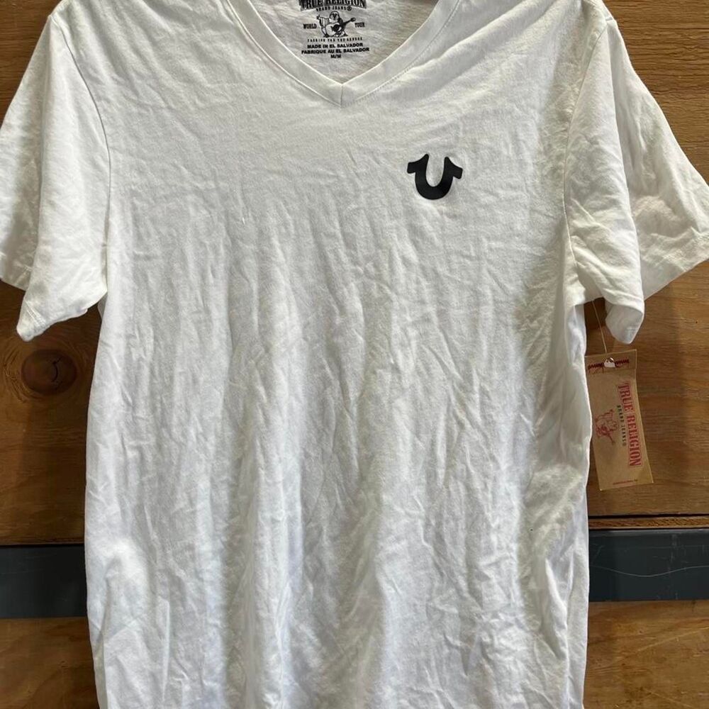 True-religion Men's White T-shirt
